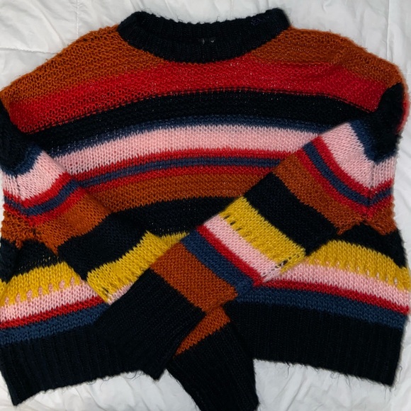 Colorful Knitted Sweater - Picture 2 of 3